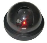 Camera Segurança Falsa Fake Com Led Pisca Tipo Mini Dome