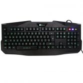 Teclado Gaming USB LED Green